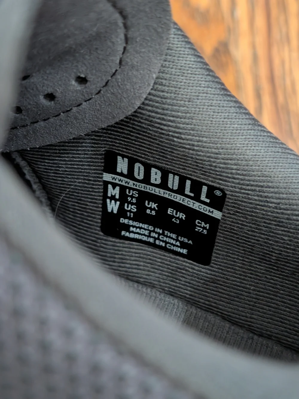 NOBULL Grey Trainer - Lightweight Performance Shoe